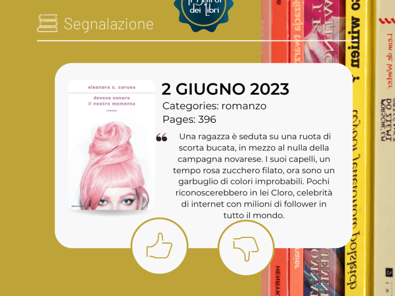 Doveva essere il nostro momento, Eleonora C. Caruso –&nbsp;segnalazione